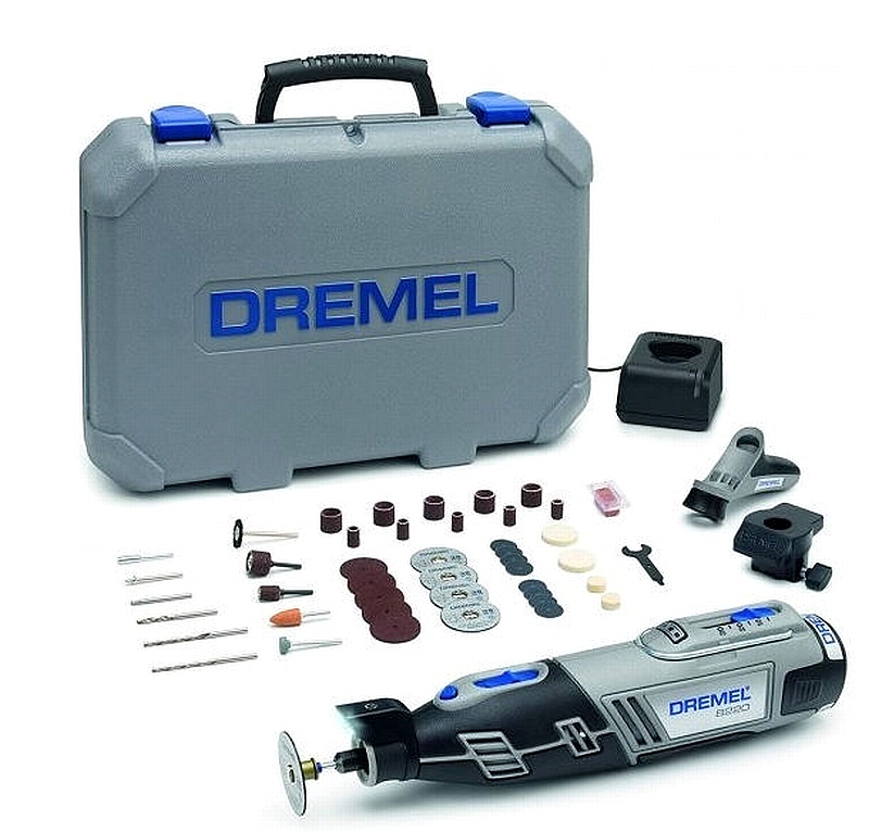 דרמל נטען + 45 אביזרים DREMEL 8220